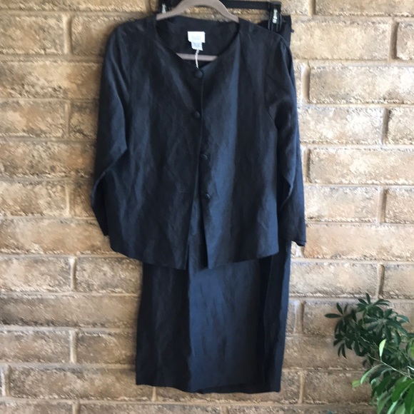 New vintage Eileen Fisher jacket and wrap skirt